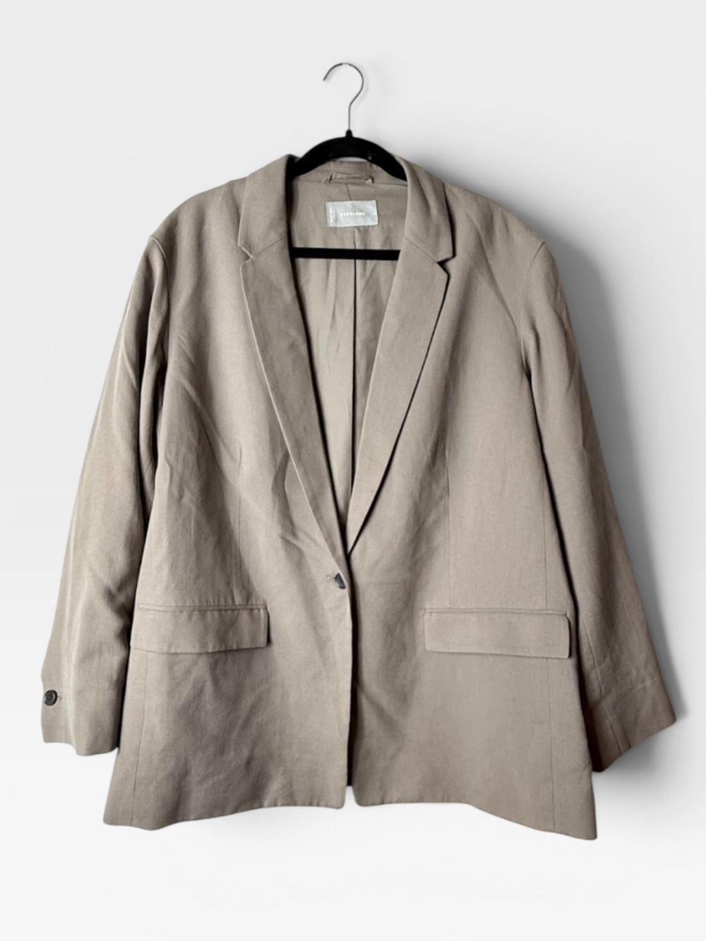 Everlane Oversized Blazer Size 14 Sand Fall Business (J)